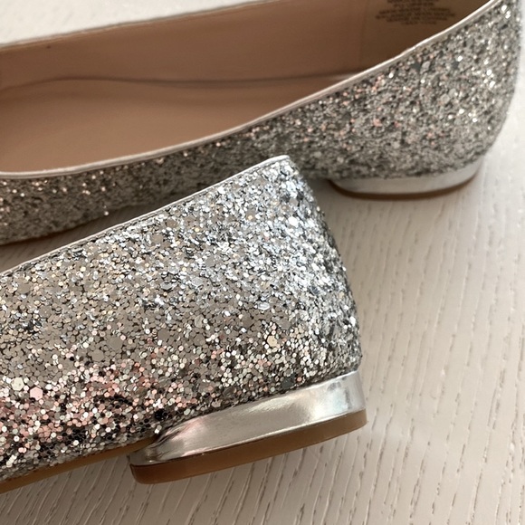 NEW - NINE WEST Glitter Ballet Flats - Picture 3 of 9